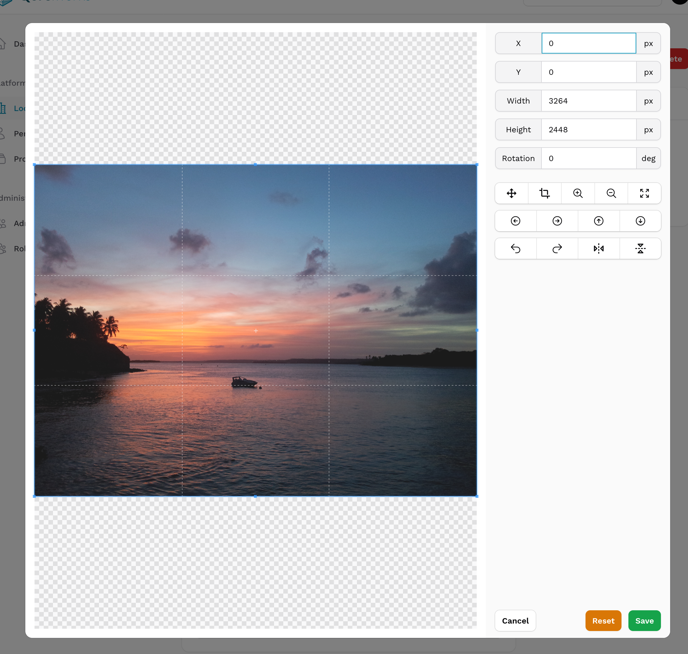 Media image editor
